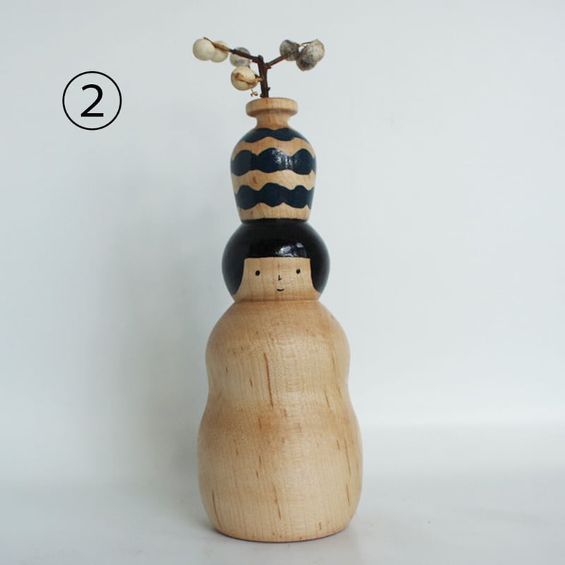 ほろほろ人形「壺のせ一輪挿し」Ⅰ | yamanomae