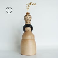 ほろほろ人形「壺のせ一輪挿し」Ⅰ