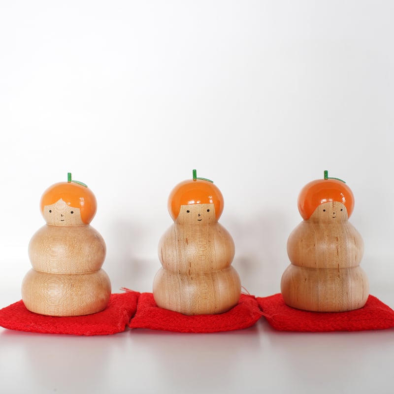 ほろほろ人形「鏡餅」 | yamanomae