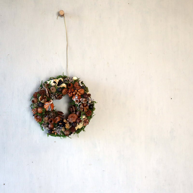 木の実の キャンドル・リース | Les Racines