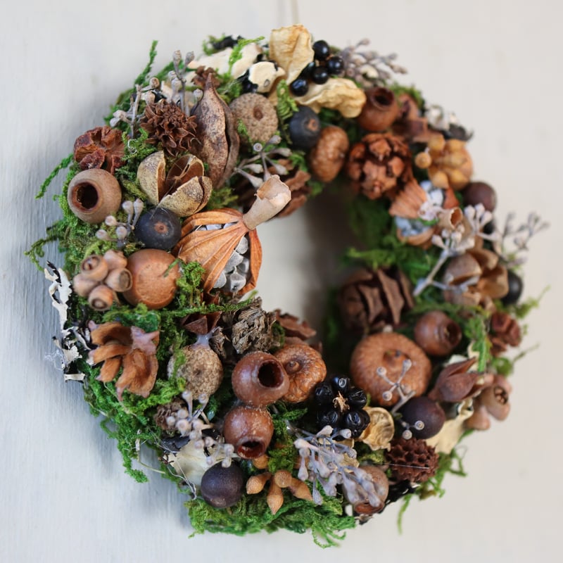 木の実の キャンドル・リース | Les Racines