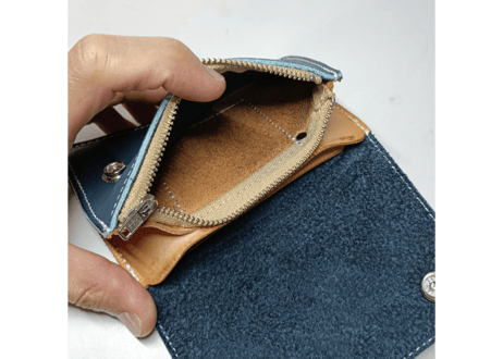 トラッカーウォレット/ネイビー…ユーズドサンプル品