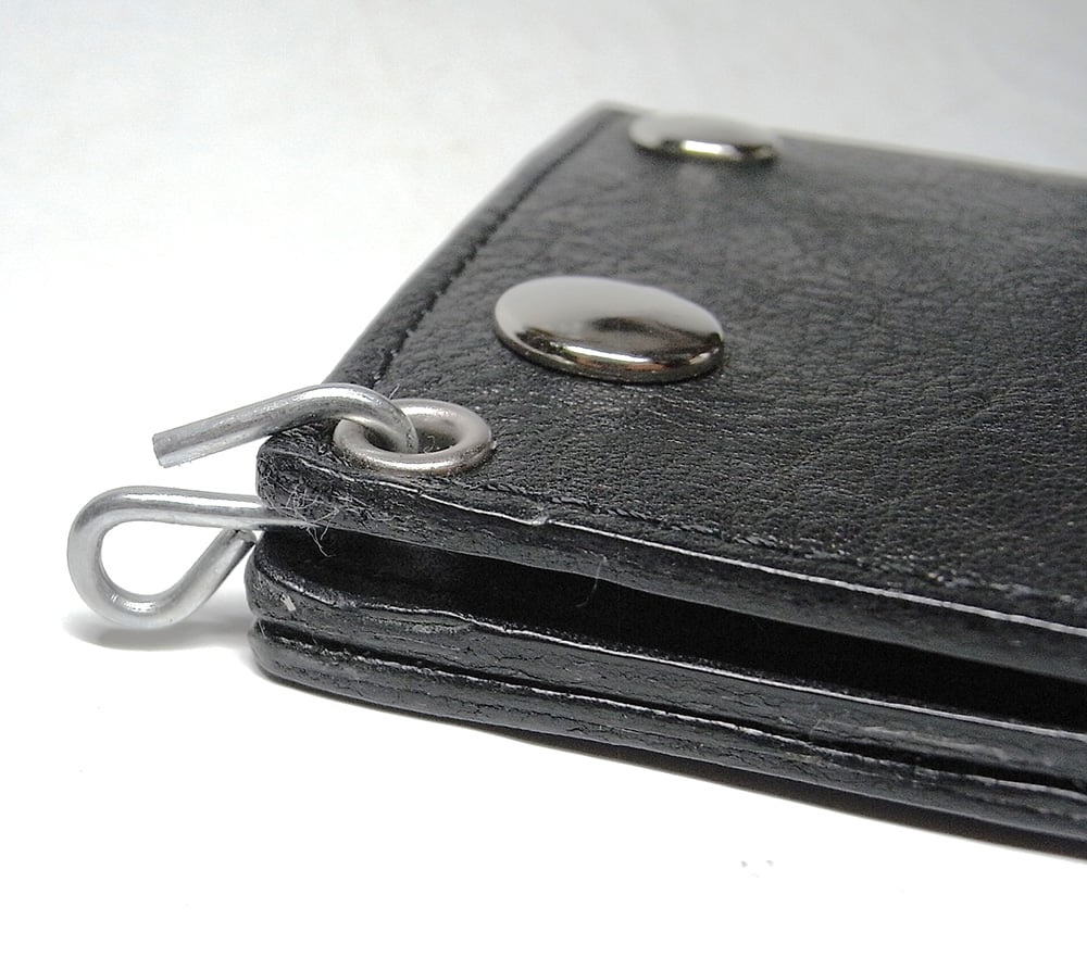 ミニトラッカーウォレット型コインケース/黒 | STETCH HANDMADE ミニトラッカーウォレット型コインケース/黒 | STETCH HANDMADE