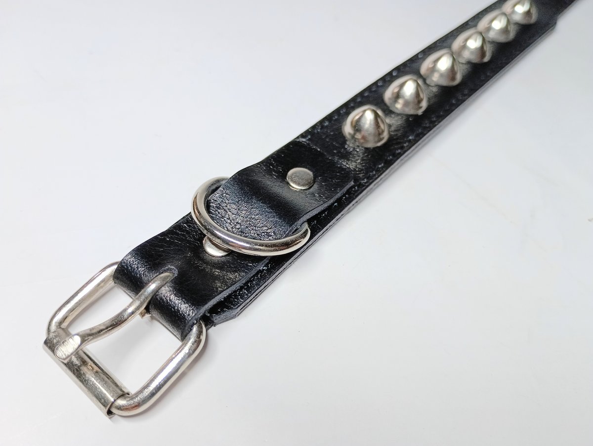コニカルスタッズリストバンド/黒 | STETCH HANDMADE STORE
