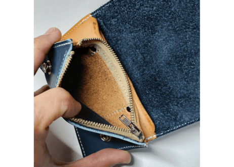 トラッカーウォレット/ネイビー…ユーズドサンプル品
