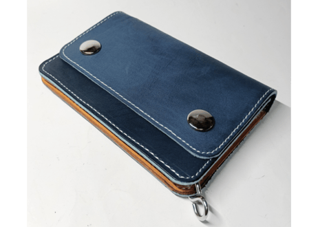 トラッカーウォレット/ネイビー…ユーズドサンプル品