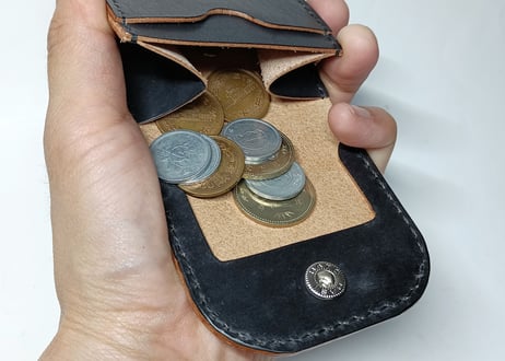 チェッカー柄コインケース