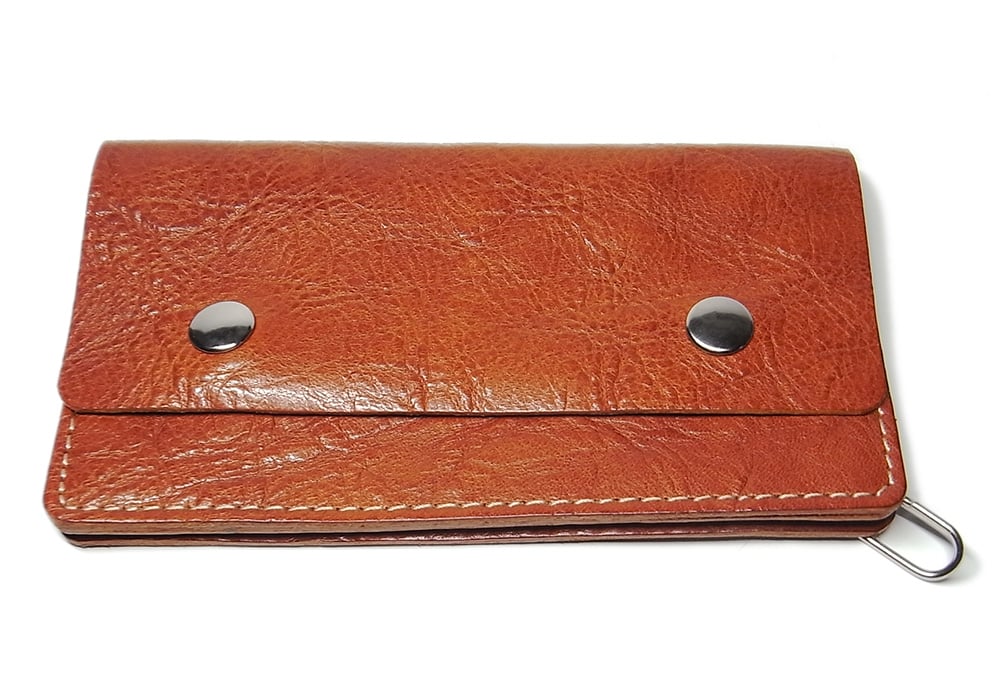 トラッカーウォレット／ブラウン | STETCH HANDMADE STORE
