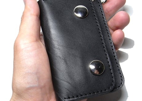 ミニトラッカーウォレット型コインケース／黒