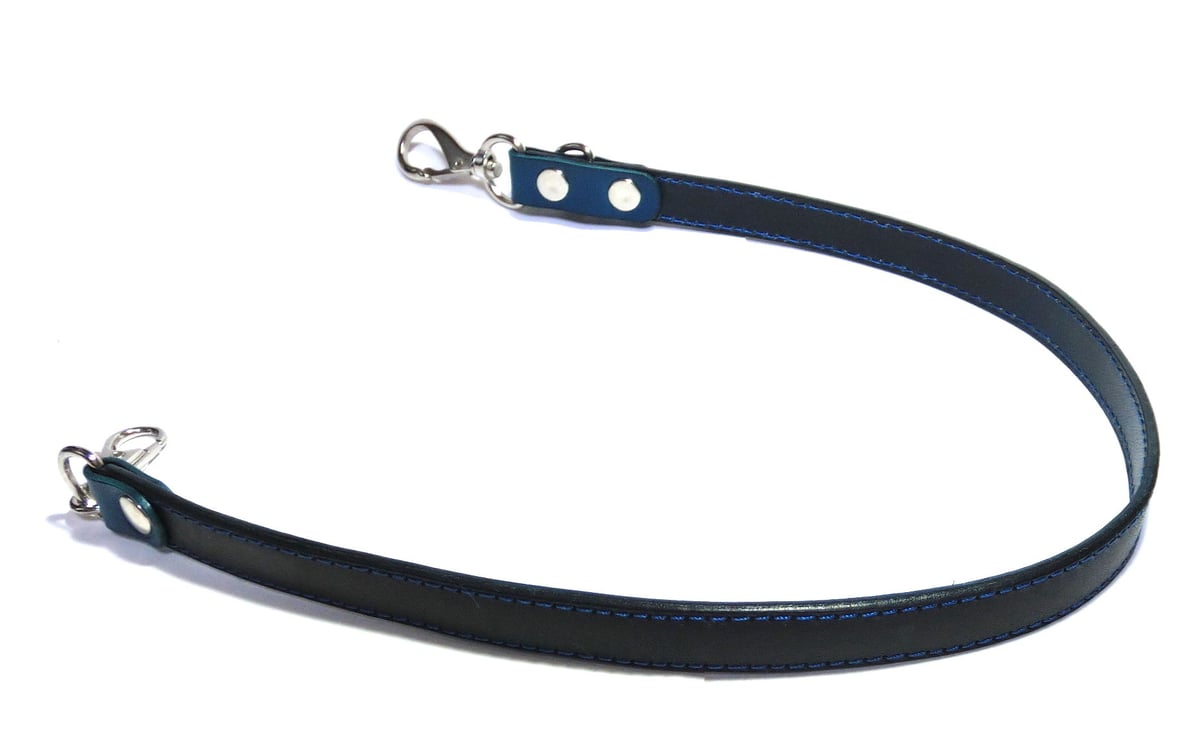 レザーウォレットコード/黒×青 | STETCH HANDMADE STORE レザーウォレットコード/黒×青 | STETCH HANDMADE STORE