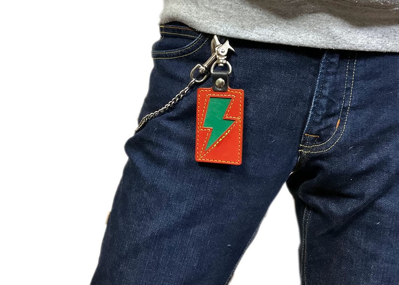 なーたん様お取り置きです。Ｎｏ．798 ウィング レジン キーホルダー マーカー K-68 レザーキーホルダー | DEGNER