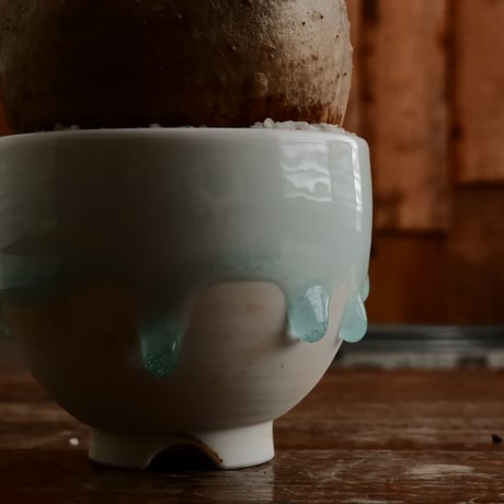 グラキリス - 象牙宮 -［No.132］  ×  小林 哲也 作 「雫」- bowl type - 2.5号 植木鉢