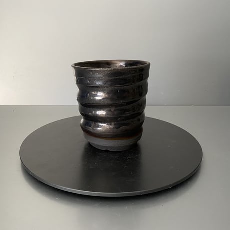 【 Do-kyo-pot S 】湯呑型 ~ 銅鏡 ~ 3号鉢 笠間焼 No. 78