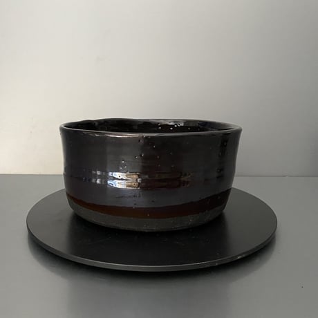 【 Do-kyo-pot M 】浅鉢(角) ~ 銅鏡 ~ 5号鉢 笠間焼 No. 67