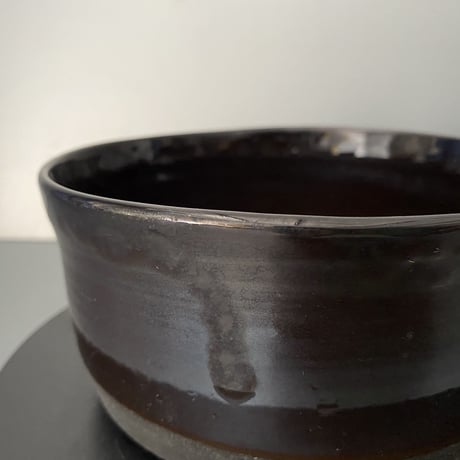 【 Do-kyo-pot M 】 浅鉢(角) ~ 銅鏡 ~ 5.5号鉢 笠間焼 No. 66