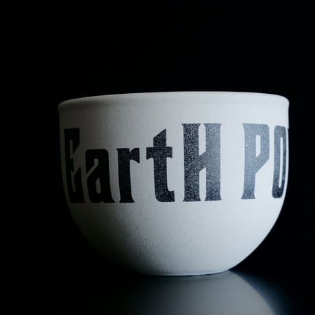 【 EartH POWER / WHITE 】NUTS ART WORKS × KESHIKIYA GOODDAYS / COLLABORATIPON POT