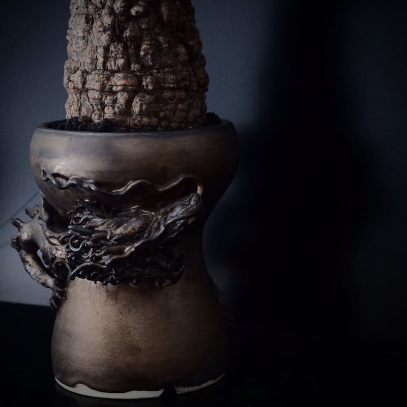 したん　中国　赤絵　龍文　透かし鉢　M　R5394 中国 赤絵 龍文 透かし鉢 M R5394 中国 赤絵 龍文 透かし鉢 M R5394