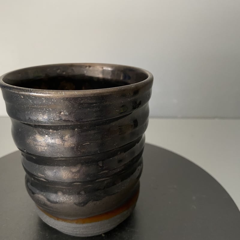 Do-kyo-pot S 】湯呑型 ~ 銅鏡 ~ 3号鉢 笠間焼 No. 78 | Bot Do-kyo-pot S 】湯呑型 ~ 銅鏡 ~ 3号鉢 笠間焼 No. 78 | Bot