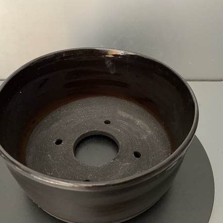 【 Do-kyo-pot M 】 浅鉢(角) ~ 銅鏡 ~ 5.5号鉢 笠間焼 No. 66