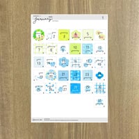 日付シート_January