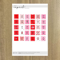 日付シート_April