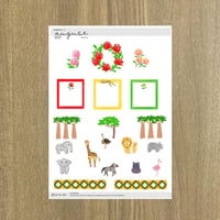 イラストシート_Safari Tour