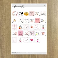 日付シート_February
