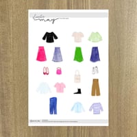 イラストシート_french style