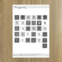 日付シート_August