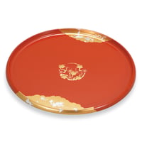 M17254　9.0丸盆 梅の華