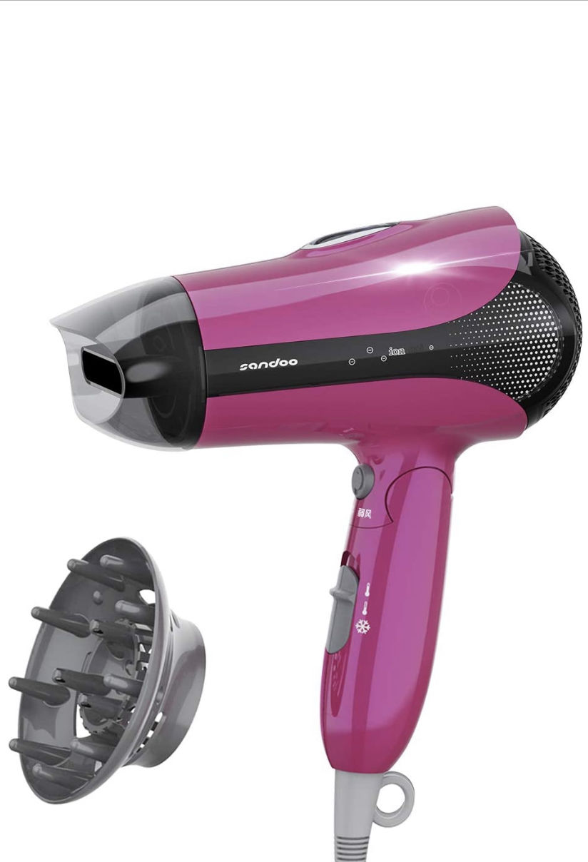 大風量Sandoo　DCモーター　スピーディーイオン ドライヤー マイナスイオンヘアドライヤー | GENZ