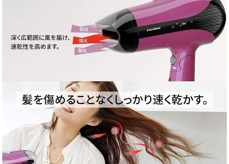 マイナスイオンヘアドライヤー | GENZ