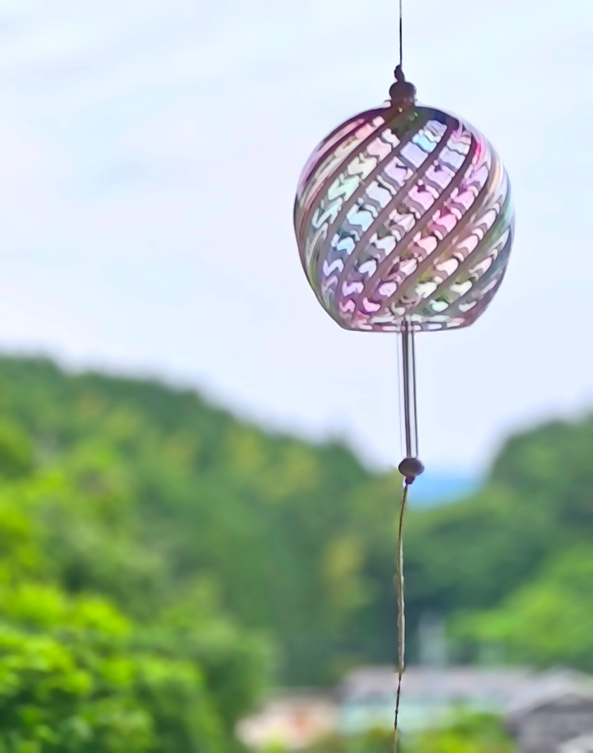 虹の風鈴 | ガラス工房るん