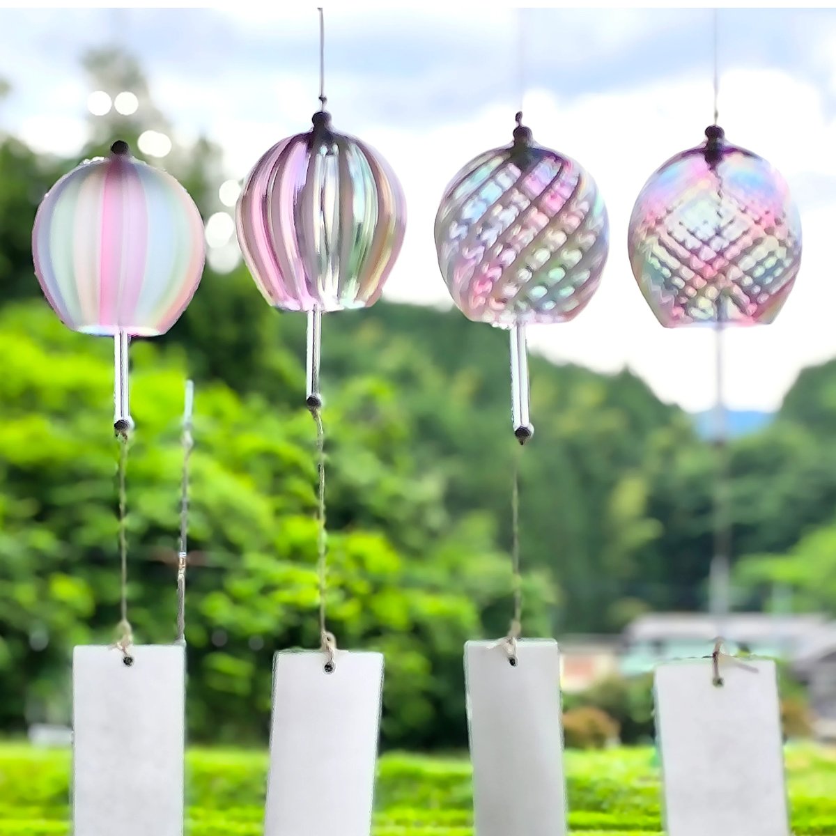 虹の風鈴 | ガラス工房るん