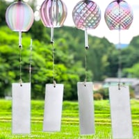 ガラス工房るん　風鈴　虹　宮崎英彦【ほぼ未使用】 ガラス工房るん風鈴虹宮崎英彦【ほぼ未使用】