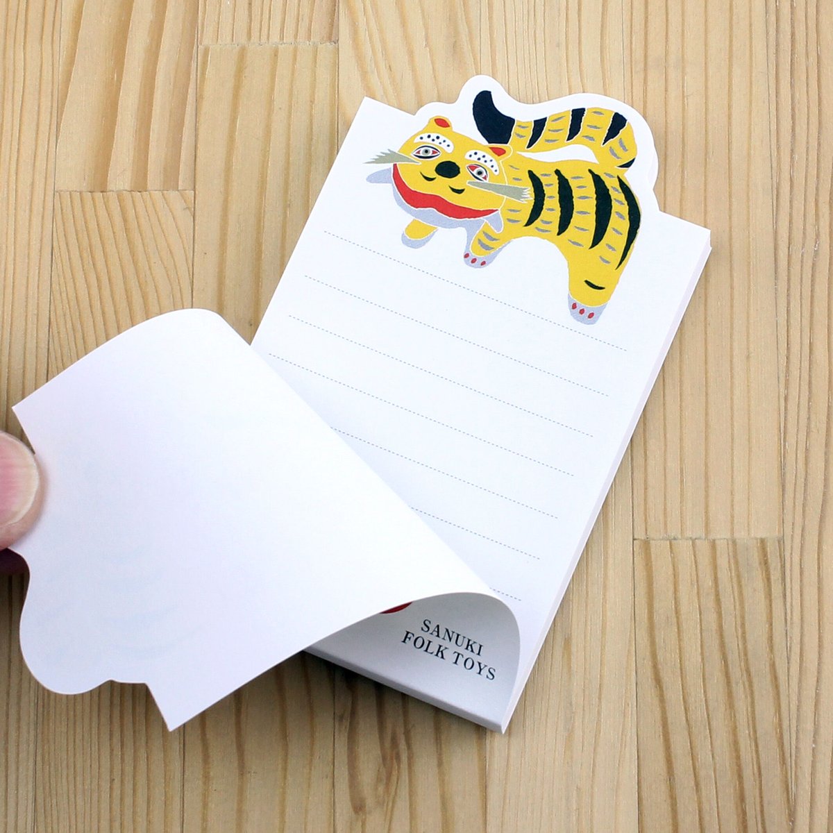 WATOY ダイカットメモ B 張子トラ | マルモ印刷