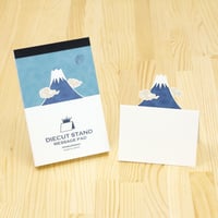 ダイカットスタンドメッセージパッド「富士山」