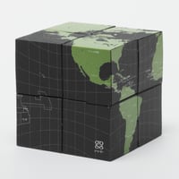 回転式地球儀 8つの立方体 アース＆スカイ