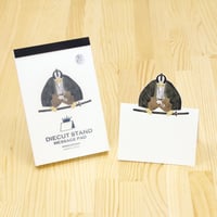 ダイカットスタンドメッセージパッド「侍」