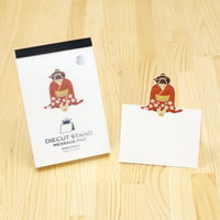 ダイカットスタンドメッセージパッド「着物」