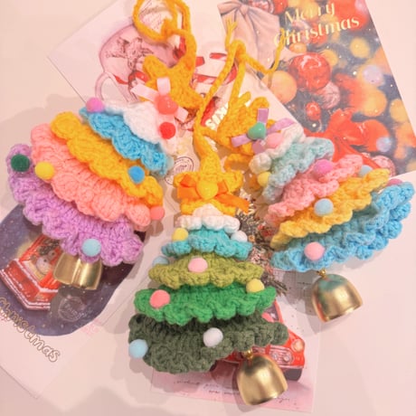 ベル付きクリスマスツリー🎄