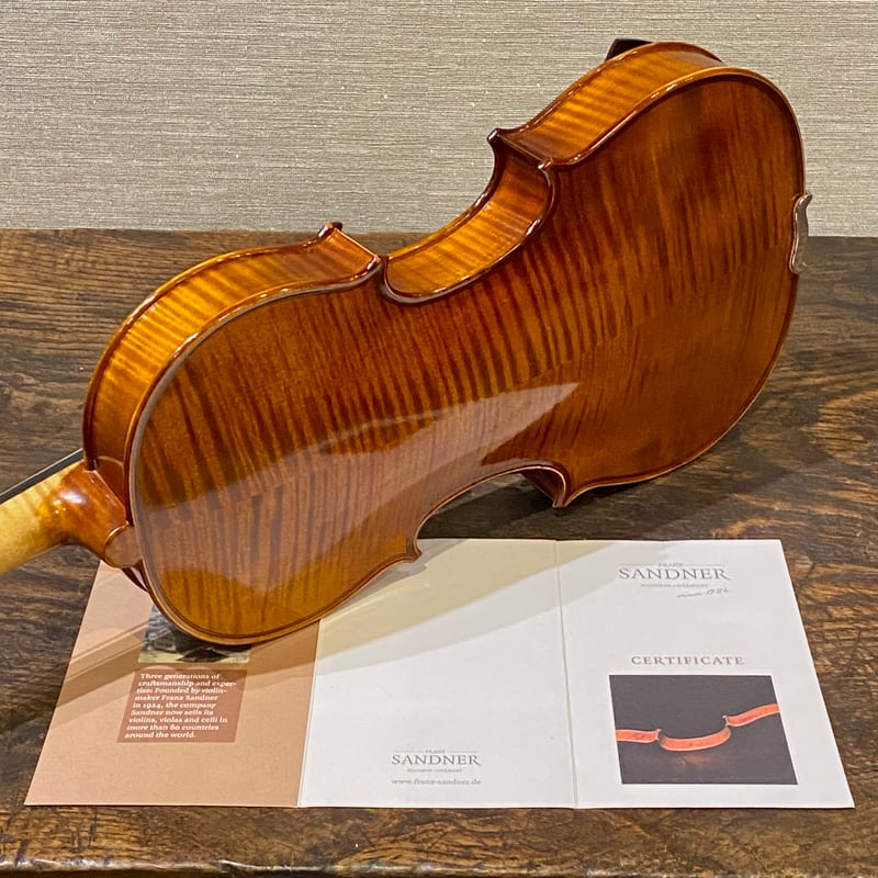 Franz Sandner？　バイオリン 本体 ジャンク品　ブラウン Franz Sandner？ バイオリン 本体 ジャンク品 ブラウン 極美品