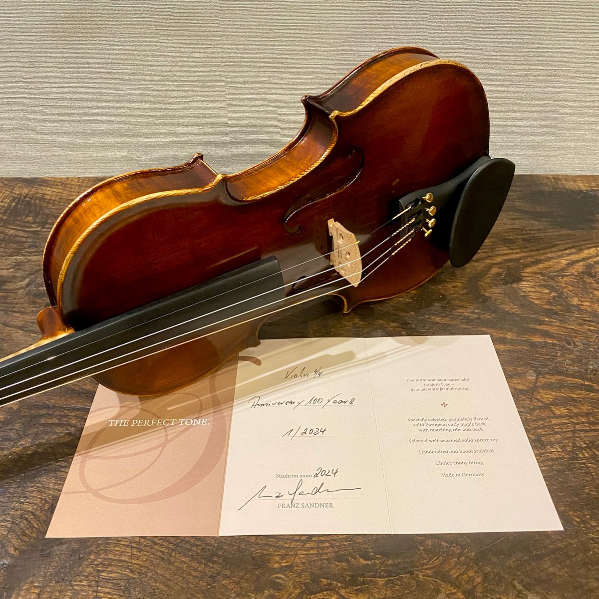 ドイツ製4/4バイオリンFranz Sandner
