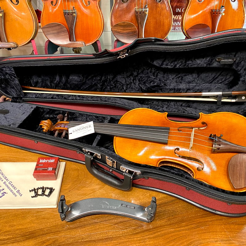 数量限定】F.Sandner#702R☆新入生応援☆バイオリンセット4/4 ケース