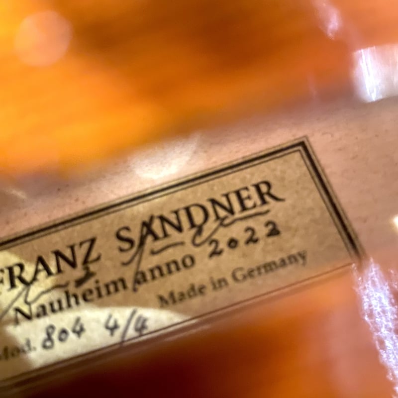 バイオリンFranz SANDNER #804 ボックスウッド2 | 国際楽器社 バイオリンFranz SANDNER #804 ボックスウッド2 | 国際楽器社