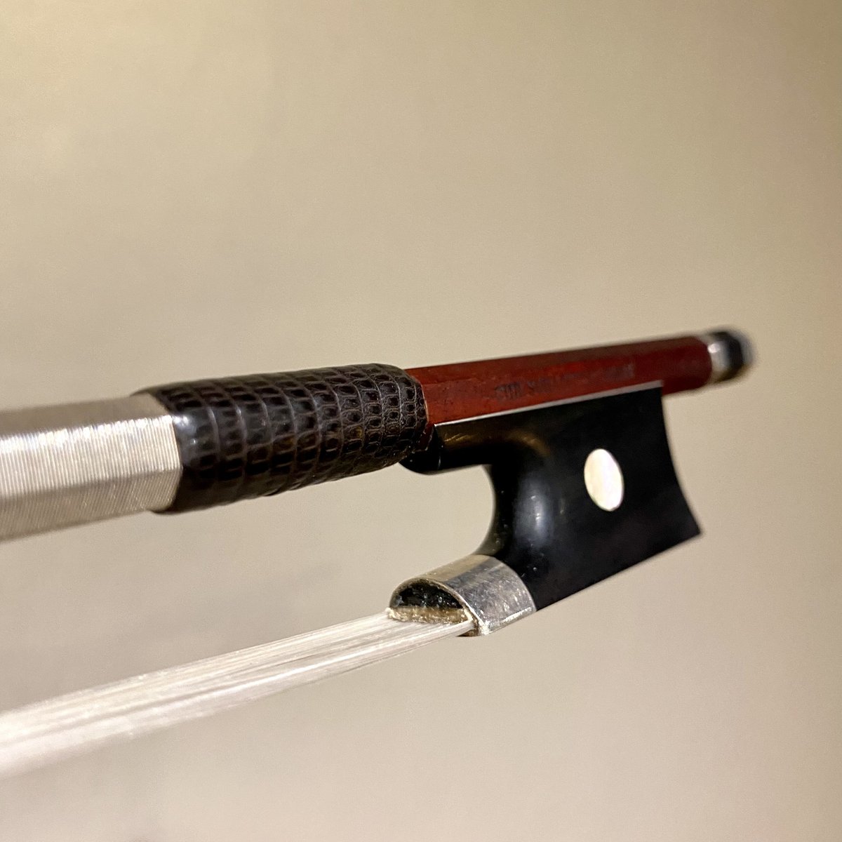 バイオリン弓 CHR SCHAEFFER a PARIS SILVER X#D2/STAB0 バイオリン弓 CHR SCHAEFFER a PARIS SILVER X#D2/STAB0