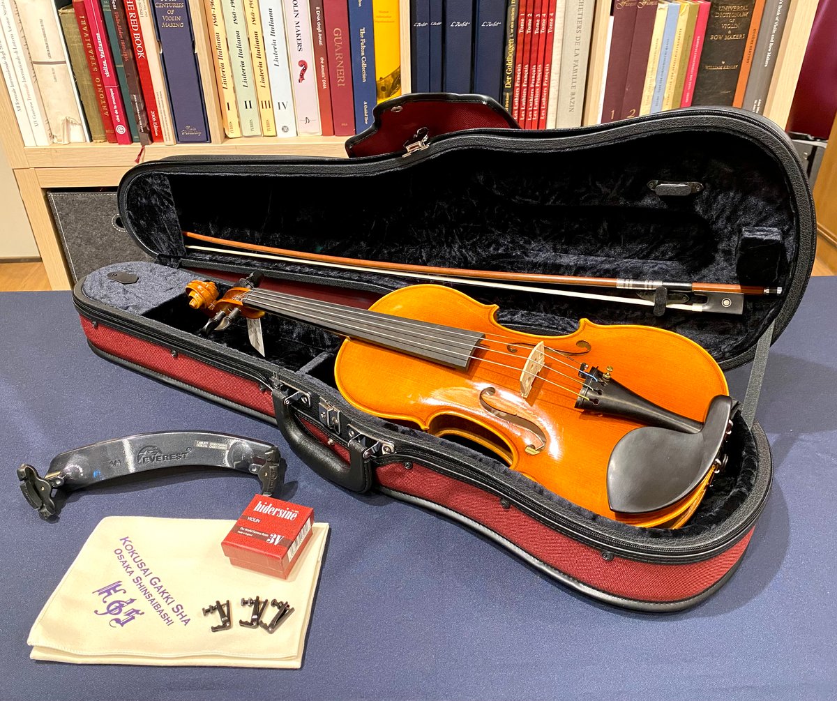 数量限定】F.Sandner#604E☆新入生応援☆バイオリンセット4/4 ケース