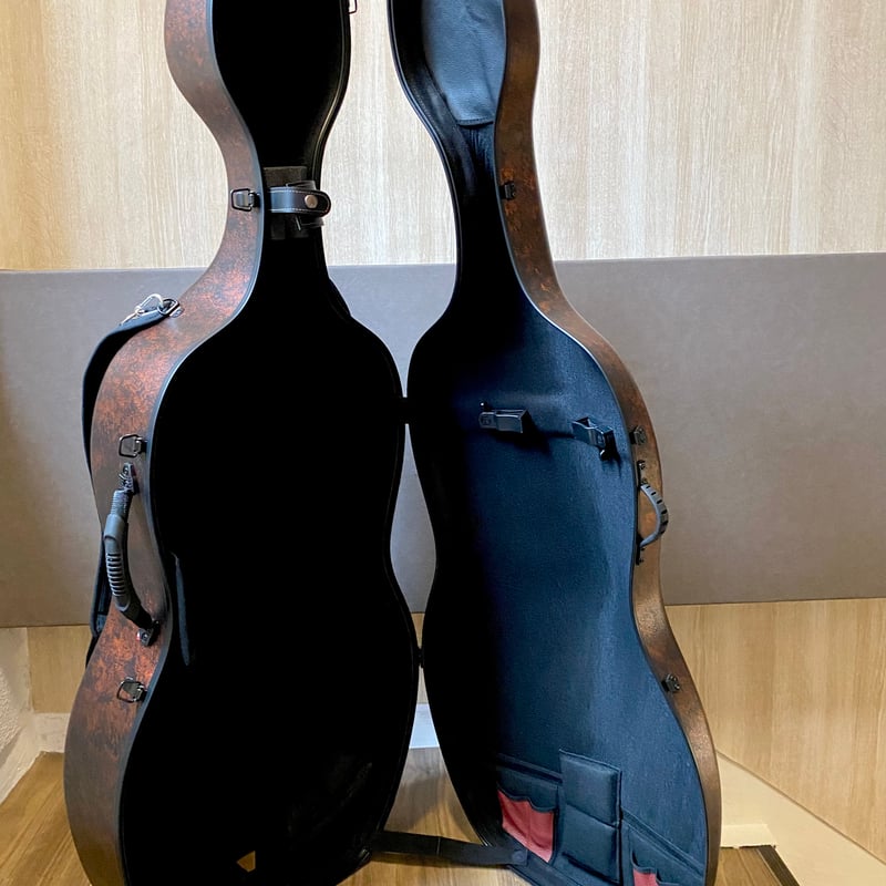新 チェロケース BOGARO&CLEMENTE ボガーロ&クレメンテ ミックスレッド
