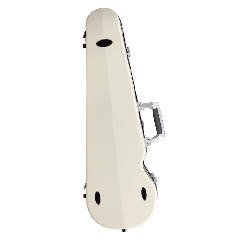 BAM バイオリン　ケース　タグ付き　ホワイト　ICE bam SUP2002XLWO ICE SUPREME Hightech Contoured Oange Parts 4/4