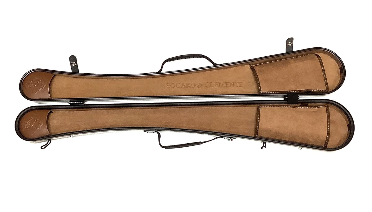 W. Dortner コントラバス弓 ケース付き コンパクト コントラバス弓ケース 筒状タイプ 肩掛付 : マリーナ